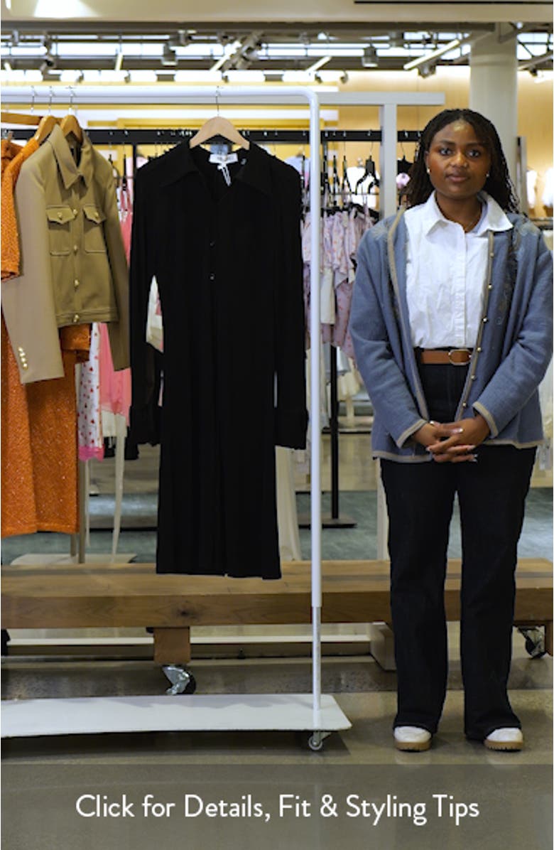 Diane Long Sleeve Shirtdress, sales video thumbnail