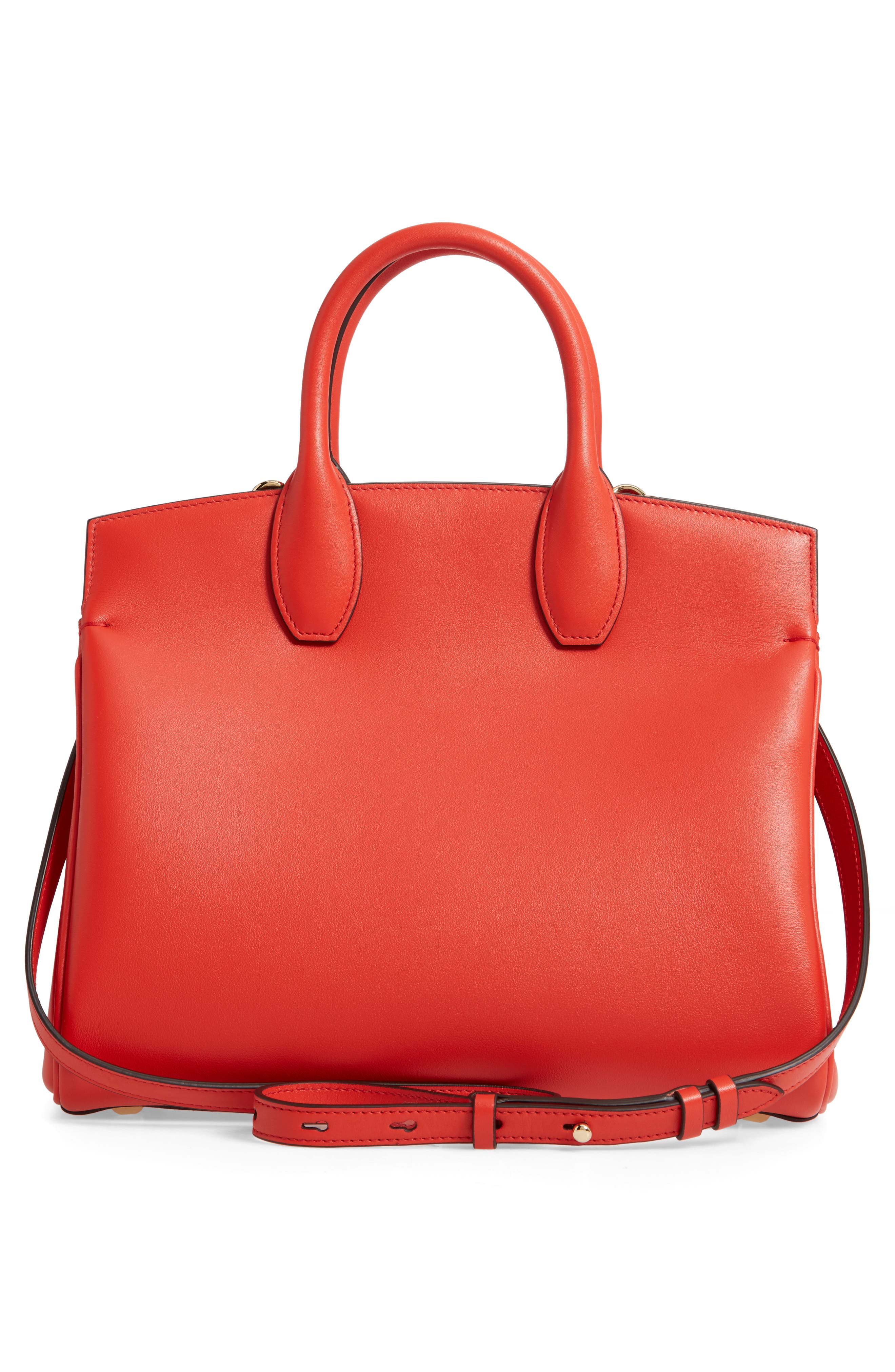 FERRAGAMO Salvatore Ferragamo Studio Leather Top Handle Bag, Alternate, color, 