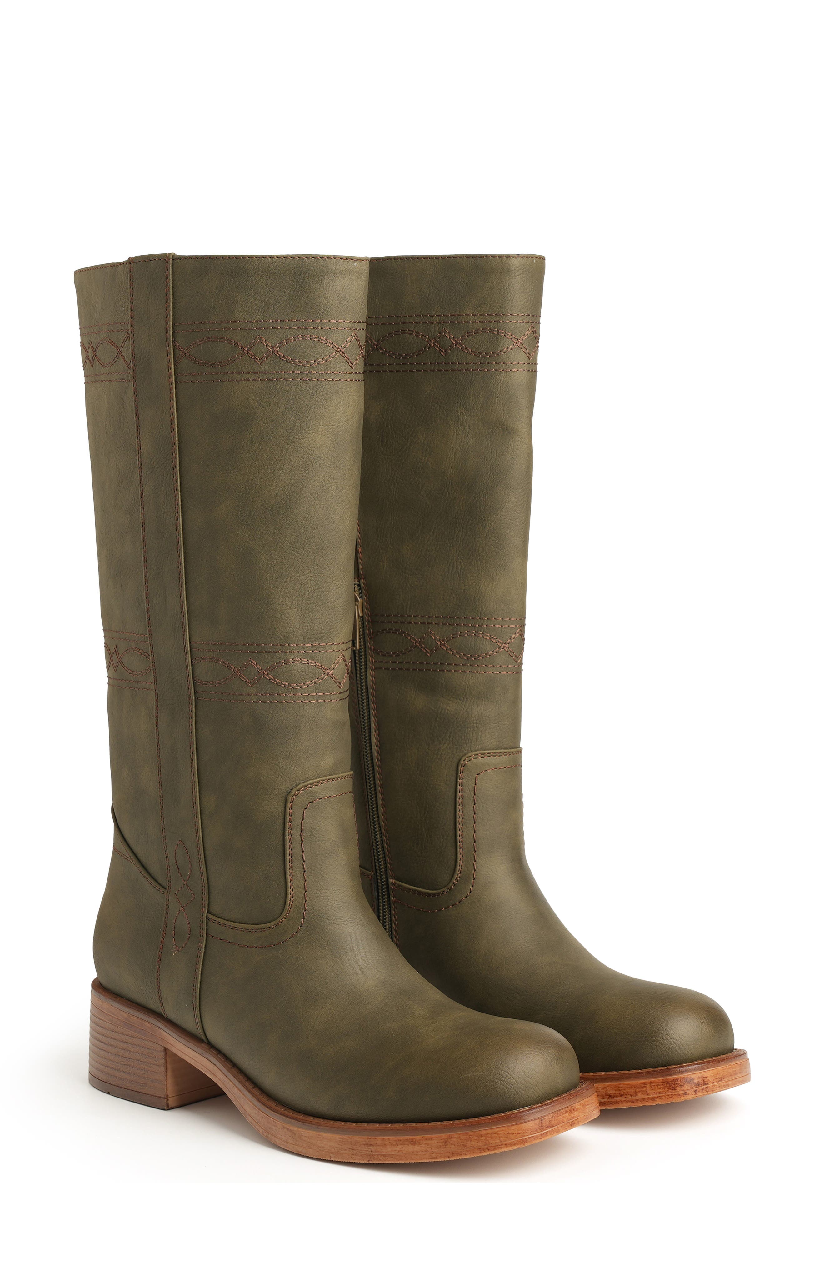 Cady Boot, Alternate, color, OLIVE GREEN