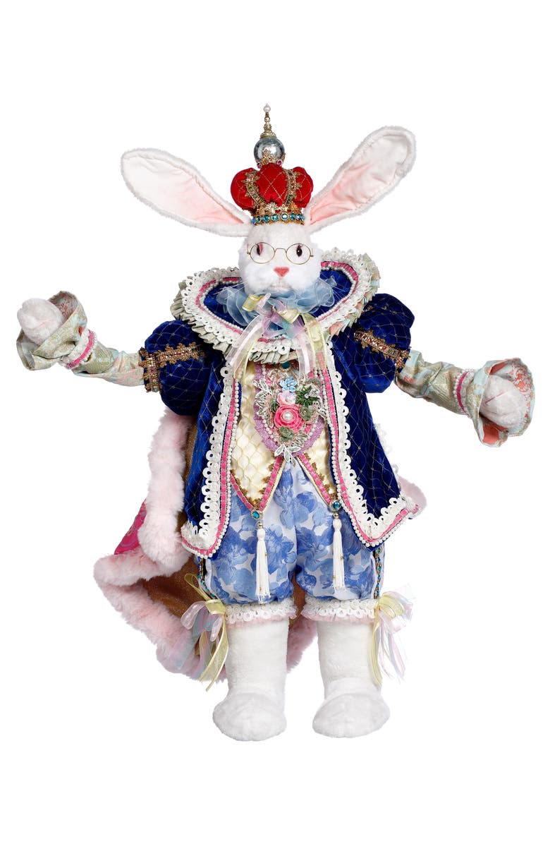 Mark Roberts King of Hearts Rabbit, Main, color, Dark Blue