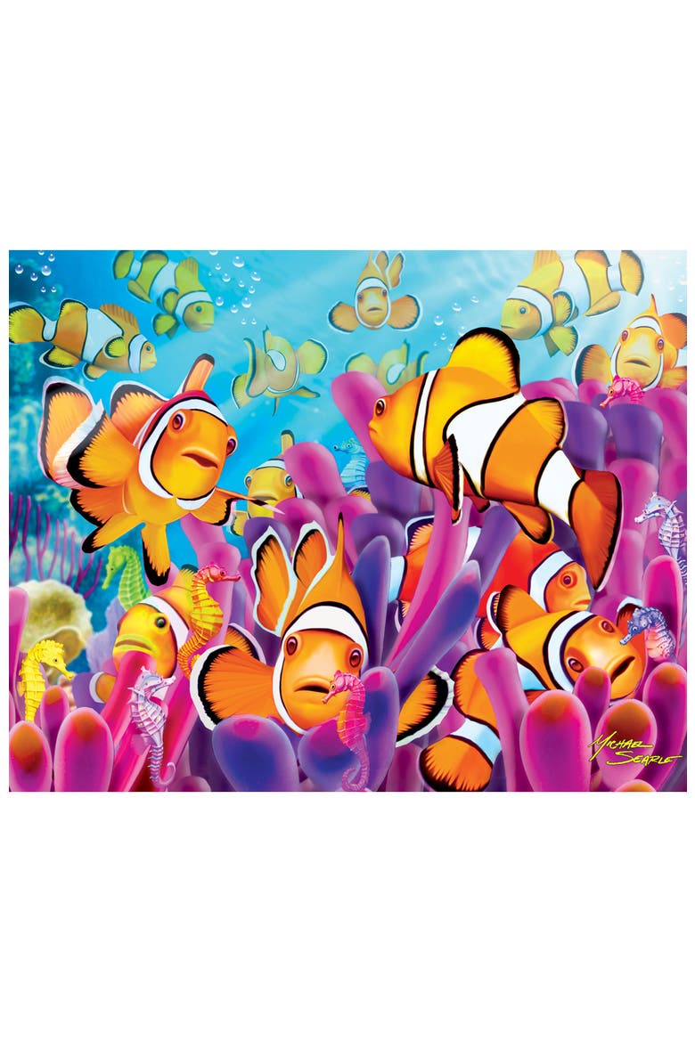 Glow in the Dark 100pc Puzzles 4-Pack V1, Alternate, color, Multicolor