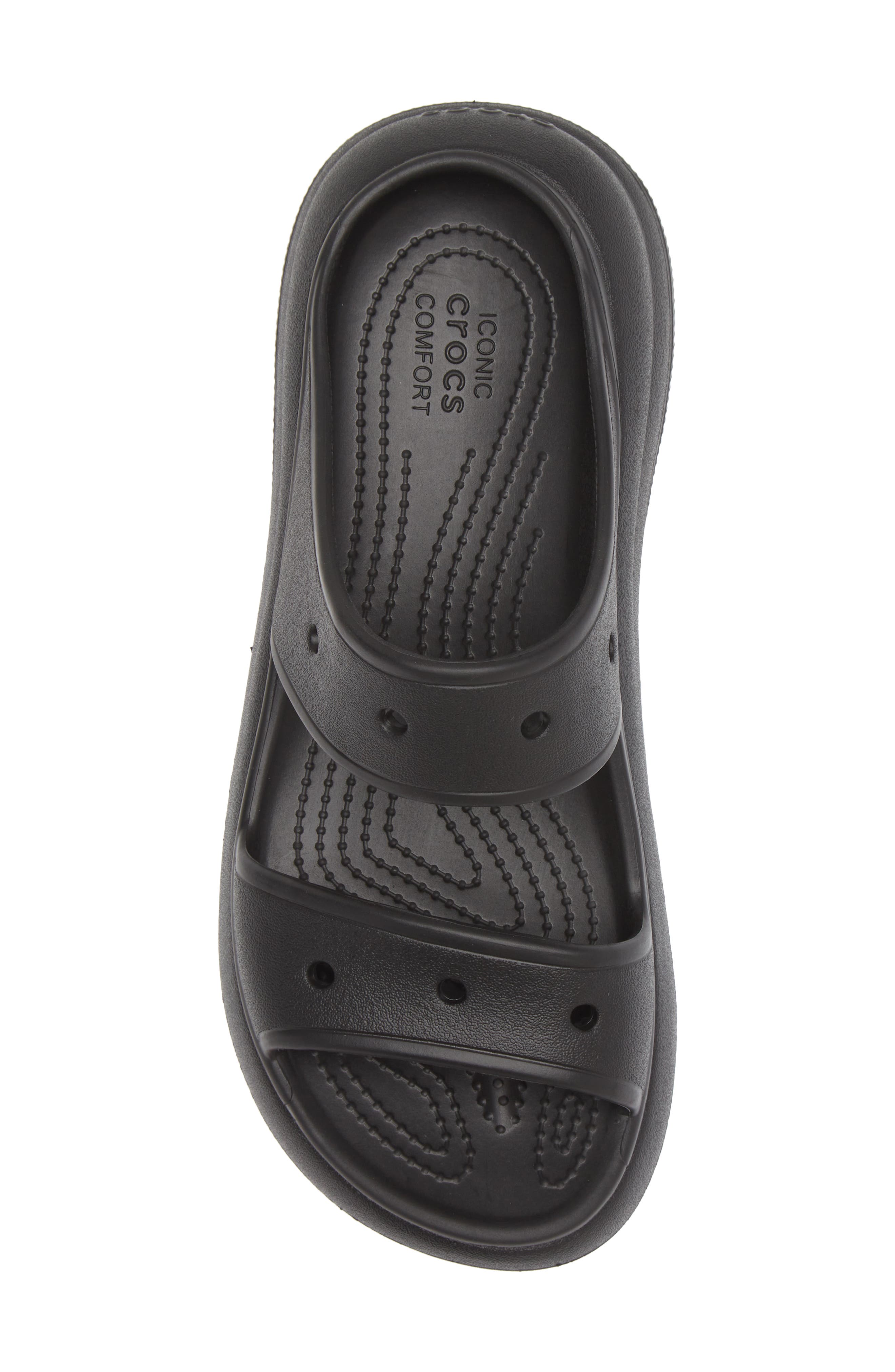 CROCS Gender Inclusive Classic Crush Slide Sandal, Alternate, color, 