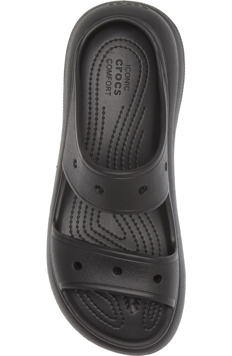CROCS Gender Inclusive Classic Crush Slide Sandal, Alternate, color,