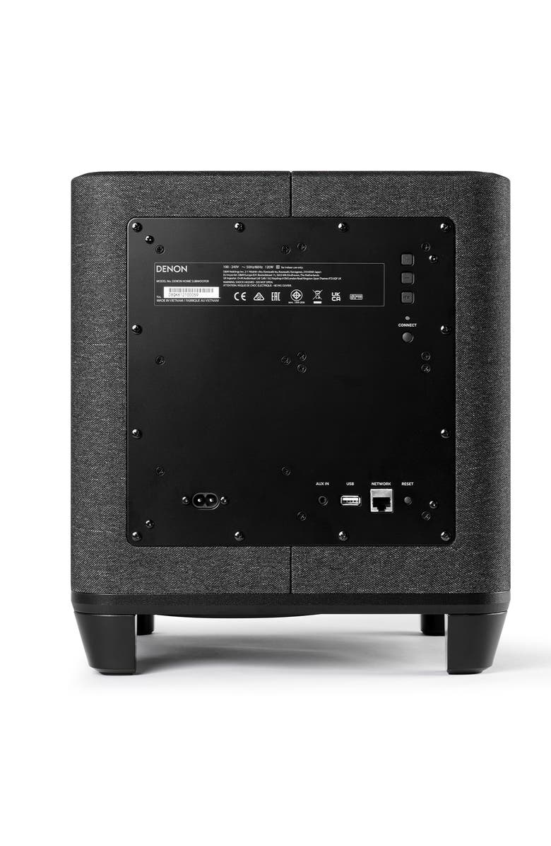 Denon Home Wireless 8" Subwoofer with HEOS, Alternate, color, Black