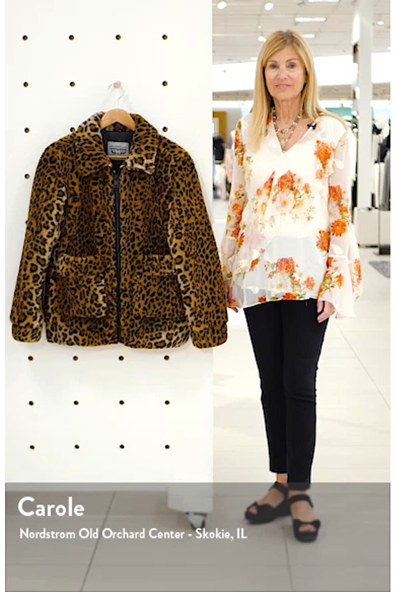 Levi's® Leopard Print Faux Fur Jacket video