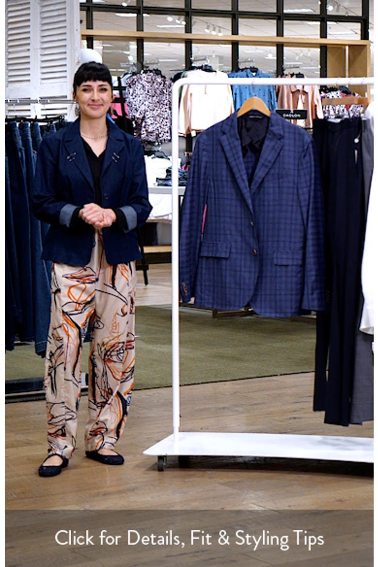 Treviso Blue Plaid Wool Sport Coat video