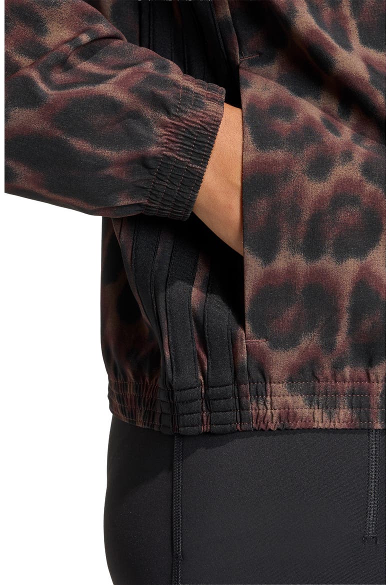 3-Stripes All-Over Print Jacket, Alternate, color, EARTH STRATA/ BLACK
