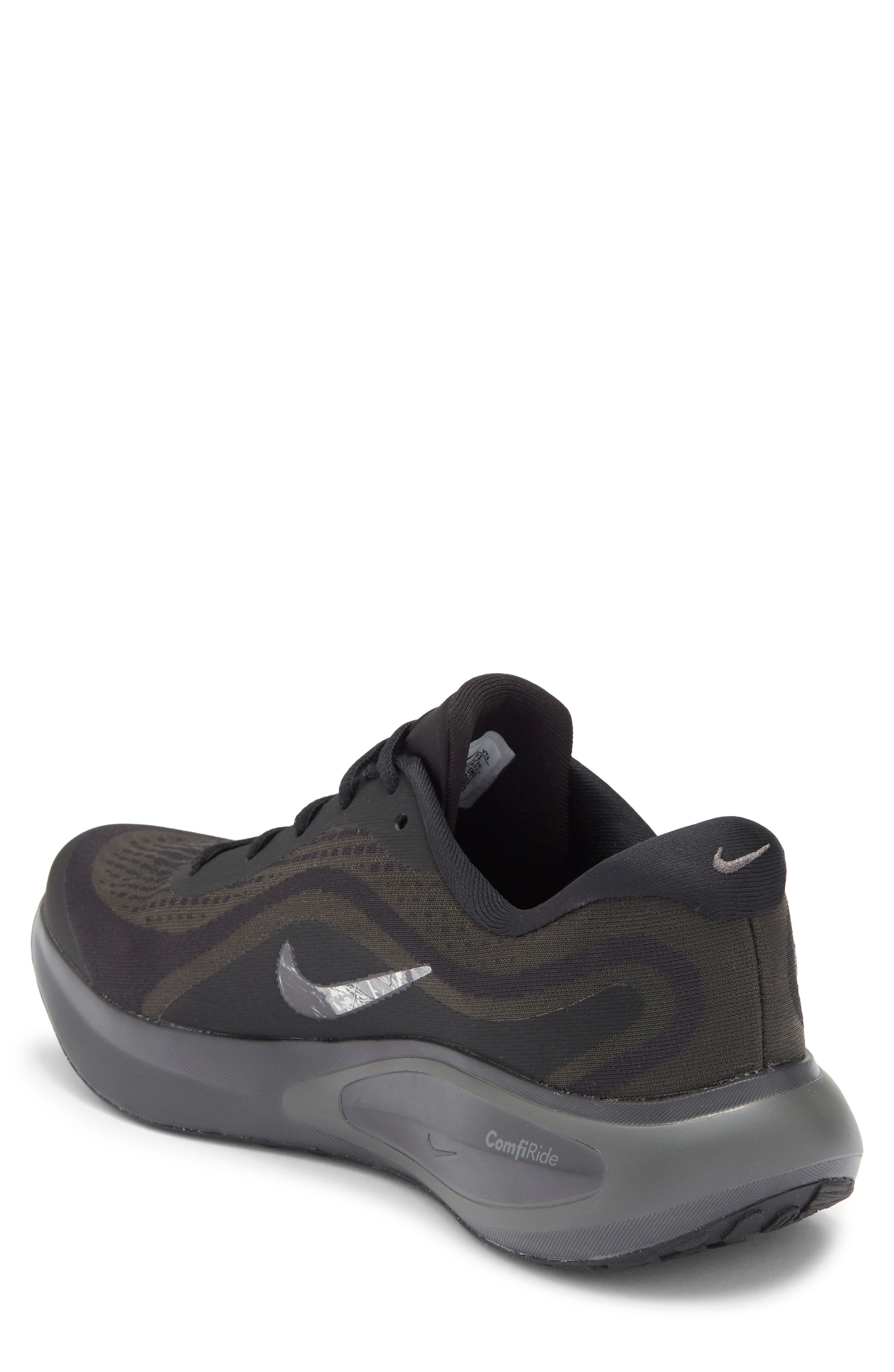 Journey Run Print Running Shoe, Alternate, color, BLACK/ WHITE/ IRON GREY