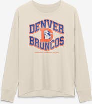 FANATICS Women's Fanatics Cream Denver Broncos Heritage Legacy Long Sleeve T-Shirt