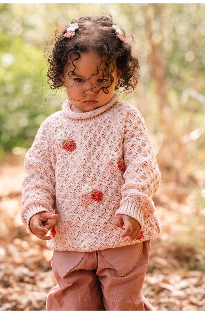 Wild Wawa Strawberry Fields Sweater, Alternate, color, Pink