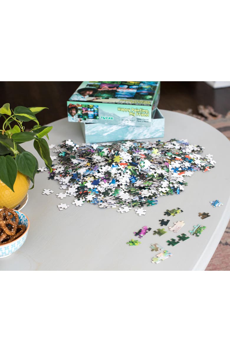 Bob Ross Happy Painting, My Friend Nature Puzzle | 1000 Piece Jigsaw Puzzle, Alternate, color, Multi-Color