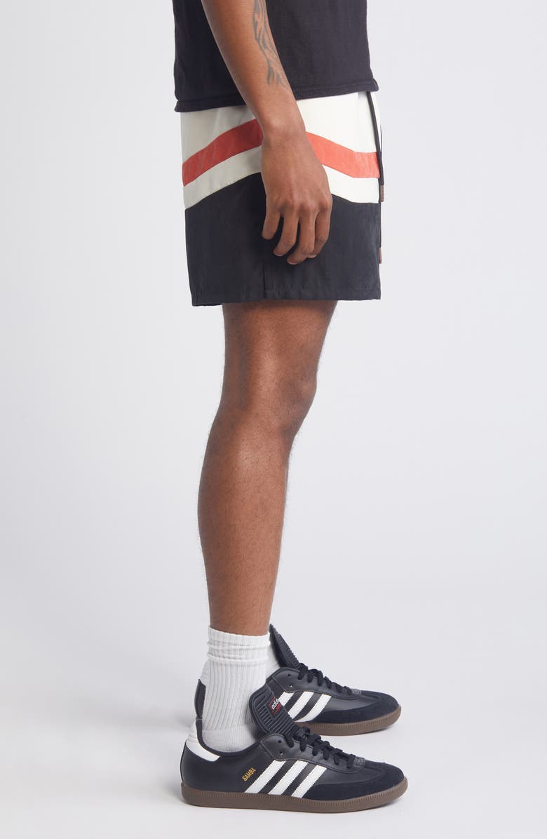 HONOR THE GIFT Stripe Track Shorts, Alternate, color, 