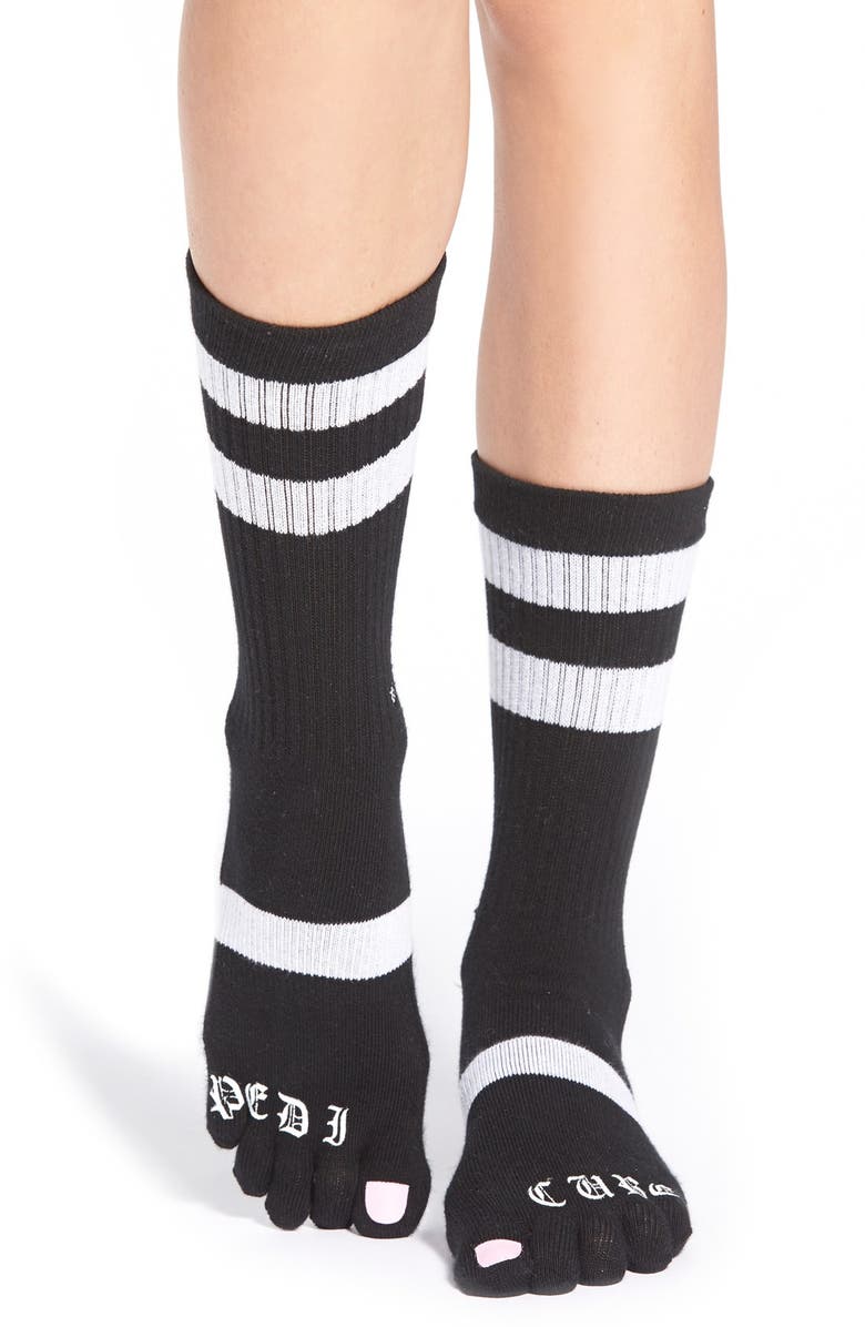 Stance x Rihanna 'Pedi Cure' Crew Toe Socks, Alternate, color, 