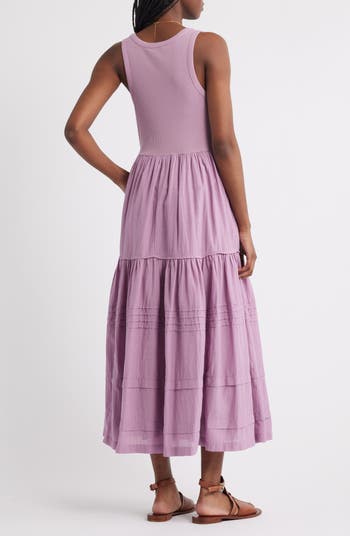 Scoop Neck Midi Dress