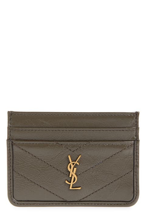 Niki Matelassé Leather Card Case