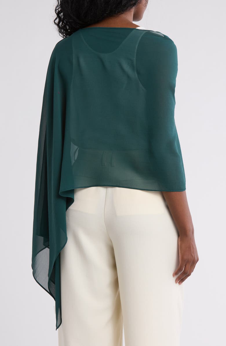 Eileen Fisher Silk Poncho, Alternate, color,
