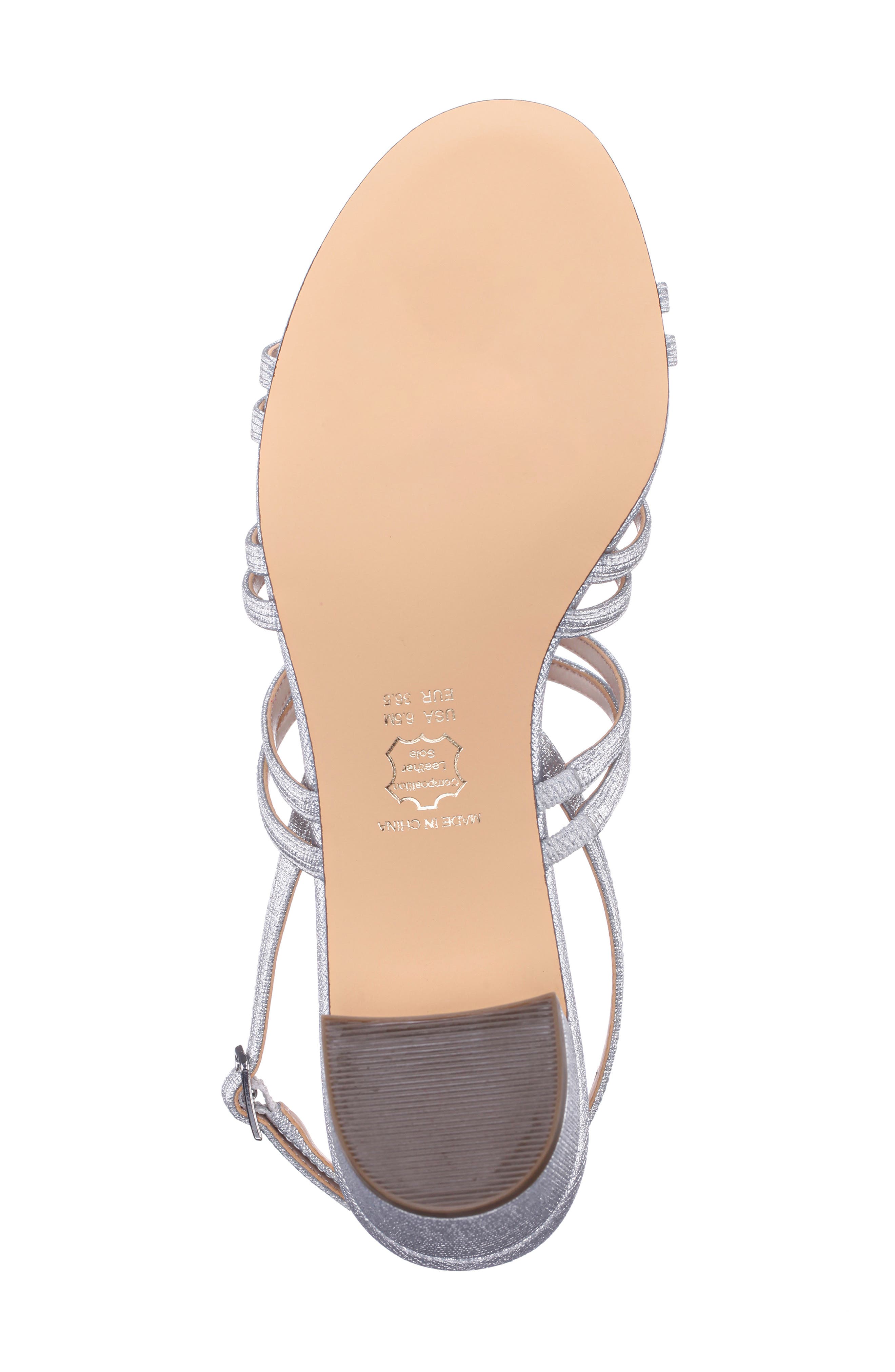 Nina Gladys Slingback Sandal, Alternate, color, Silver