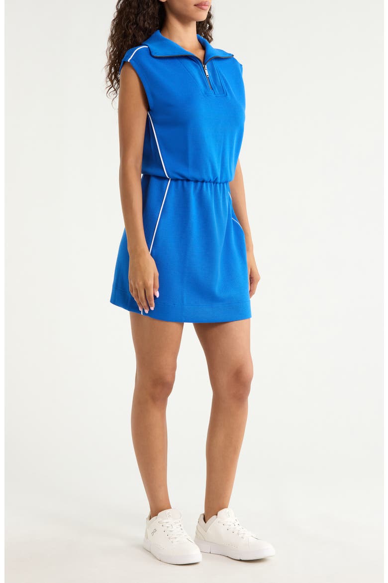 Airpique Half Zip Modal Blend Dress, Alternate, color, CURRENT