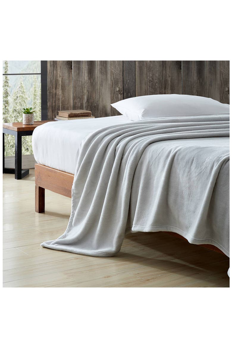 Ultra Soft Plush Throw Blanket, Alternate, color, PEBBLE