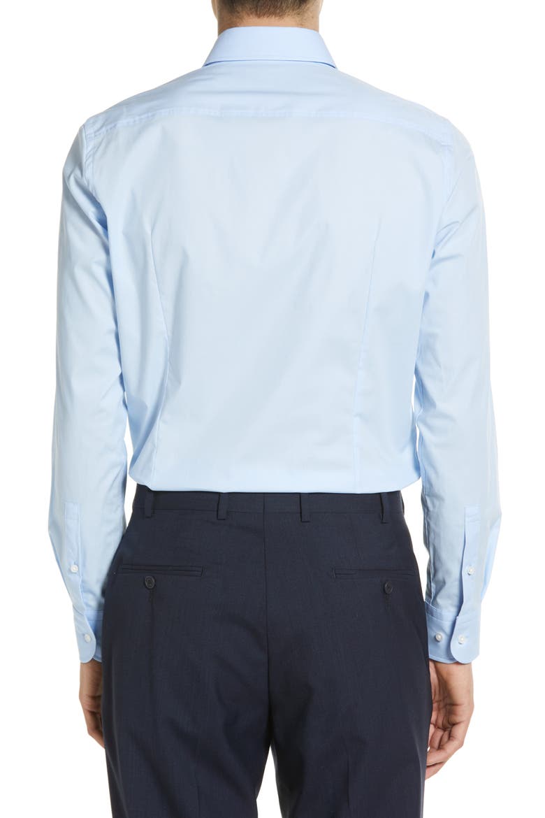 Hank Slim Fit Dress Shirt, Alternate, color, LT PAST/BU
