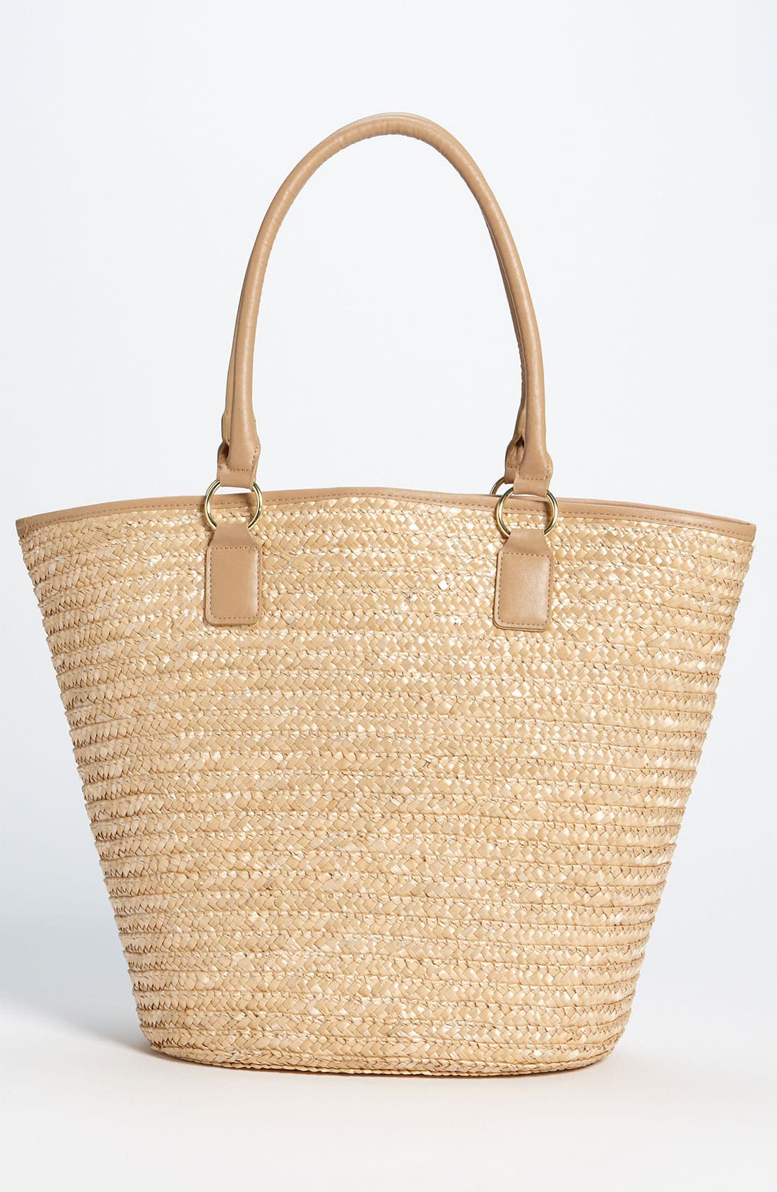Straw Tote, Alternate, color, NATURAL