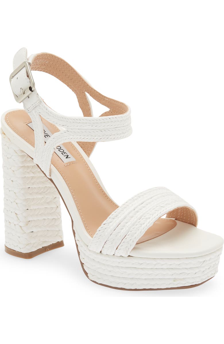 Steve Madden Lombardo Jute Platform Sandal, Main, color,