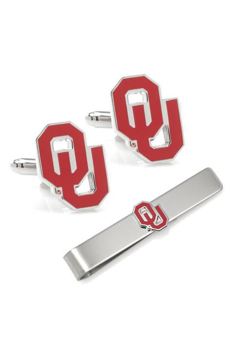 NCAA Oklahoma Sooners Cuff Links & Tie Bar