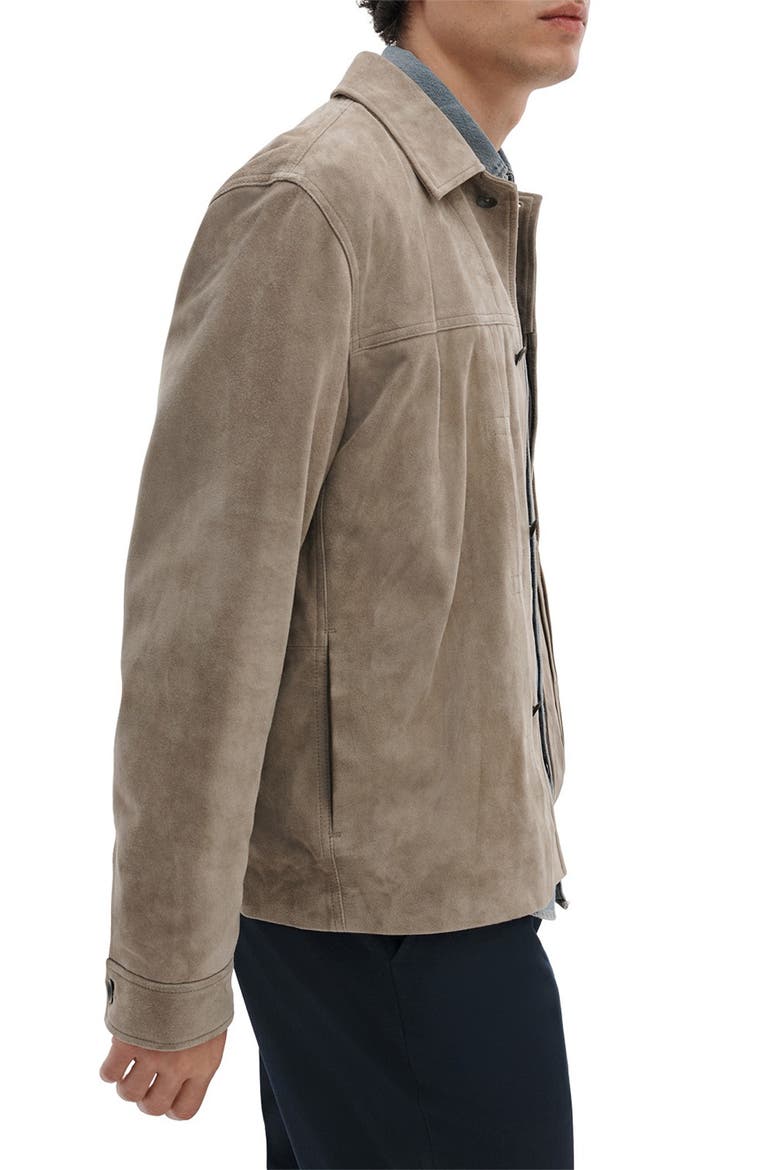 Dwight Goatskin Suede Jacket, Alternate, color, MINK