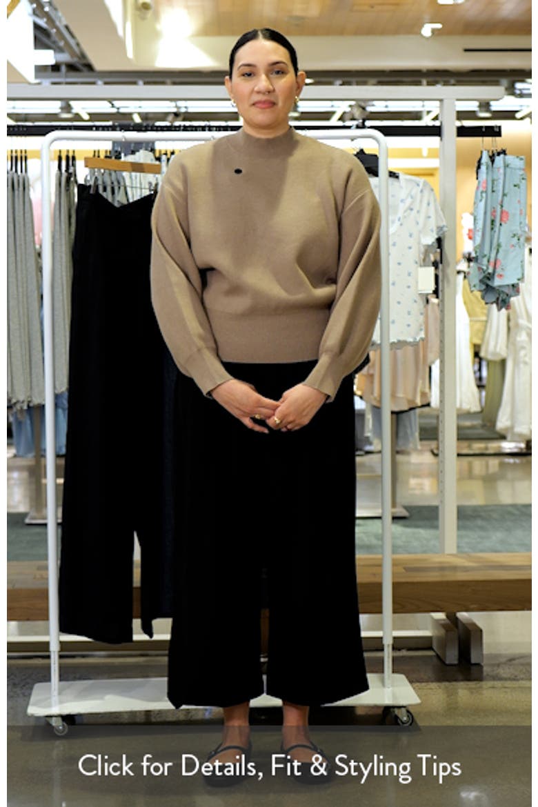 Oversize Mock Neck Sweater video