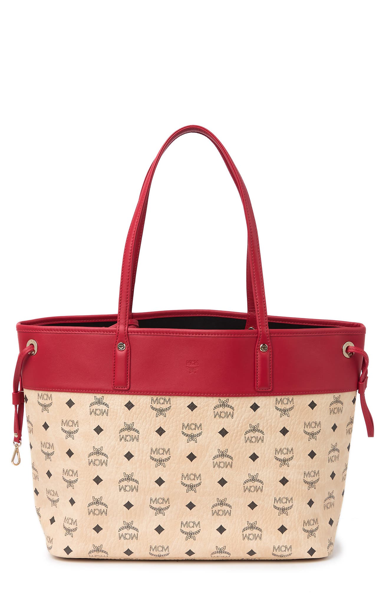 MCM Medium Shopper Bag, Main, color, 