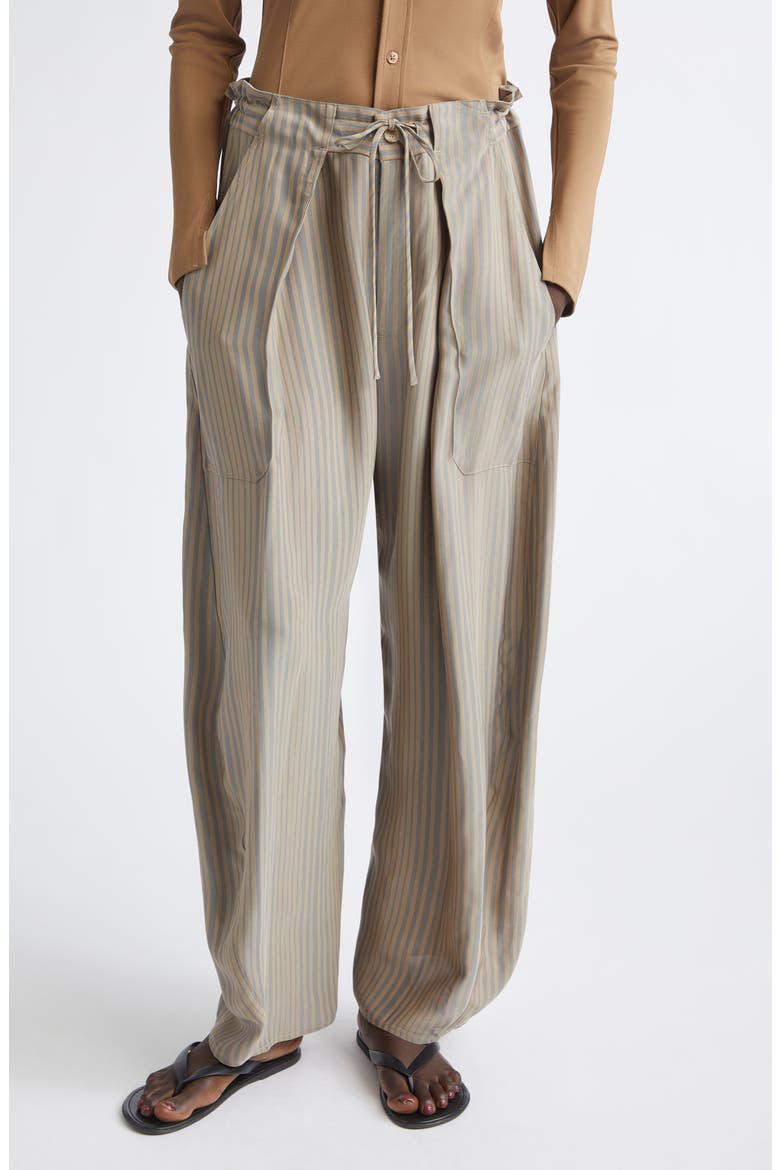 Clemence Stripe Horseshoe Pants, Main, color, TIDAL STRIPE
