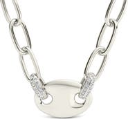 Sterling Forever Bliss Anchor Chain Necklace