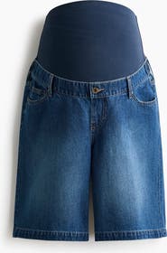 H&M Mama Denim Bermuda Shorts
