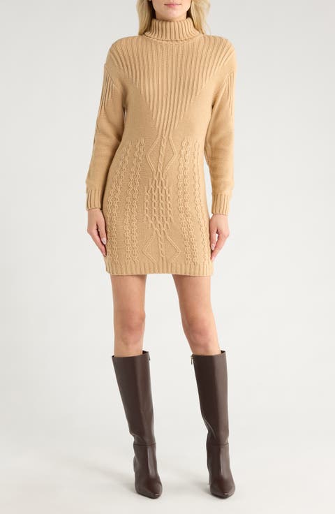 Turtleneck Sweater Dress
