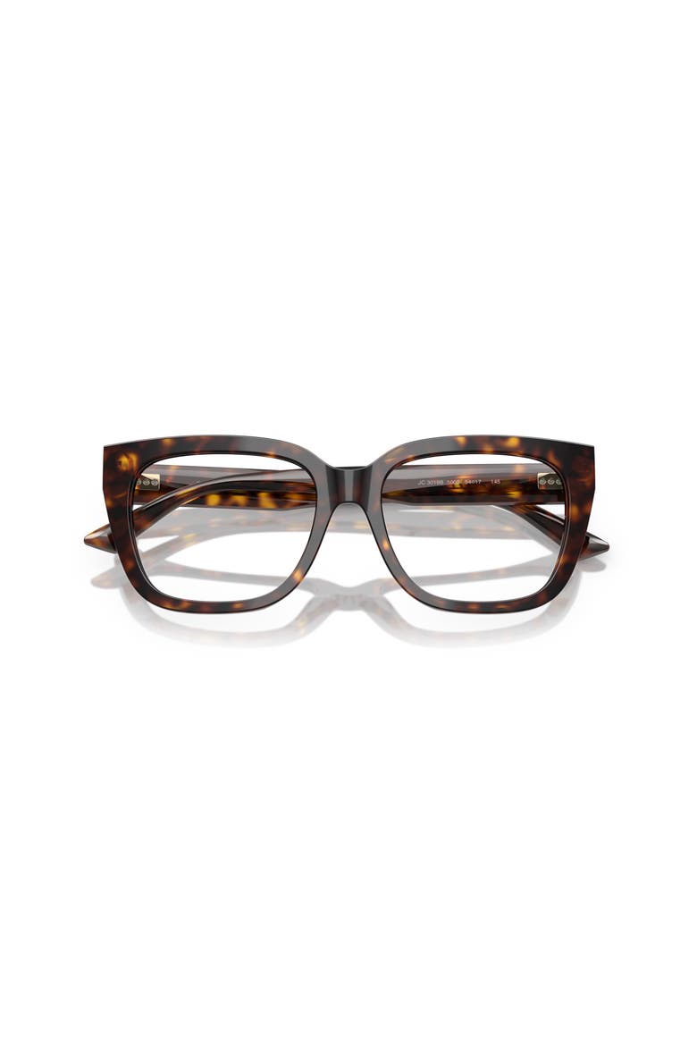 52mm Square optical glasses, Alternate, color, Tortoise