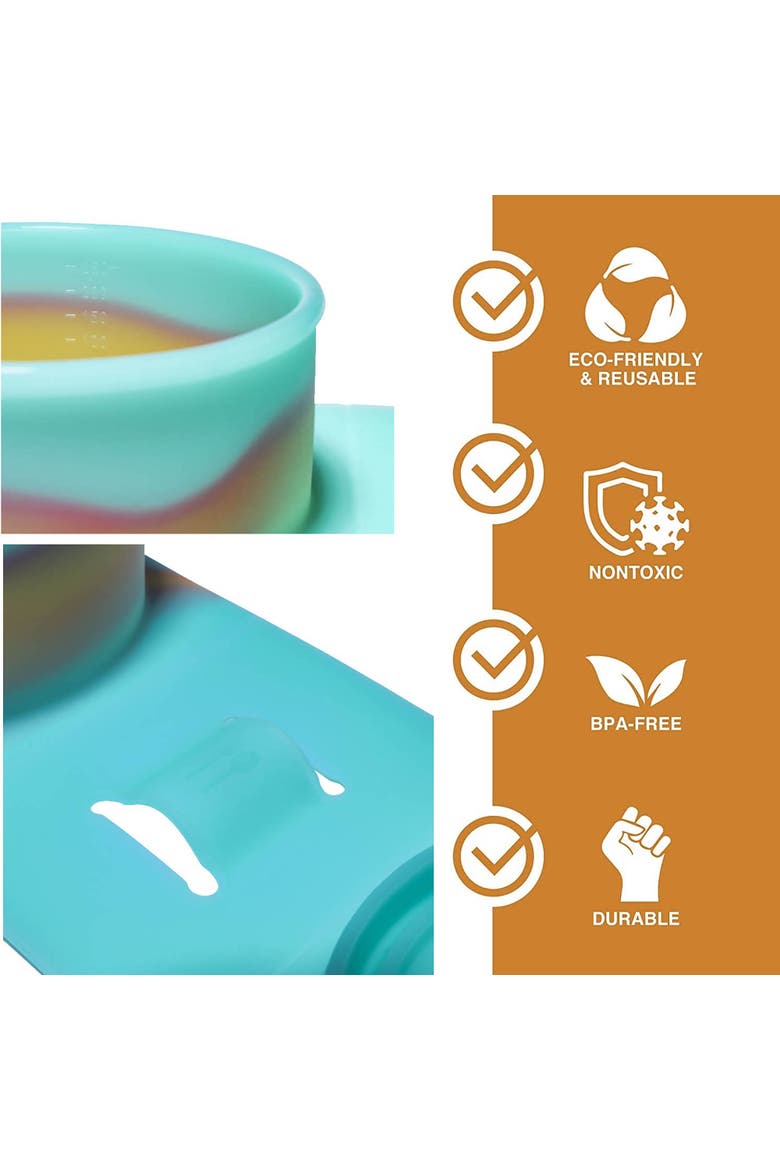 Silicone Go Go Bowls Set Of 4,10, 20, 30 Oz, Alternate, color, Blue