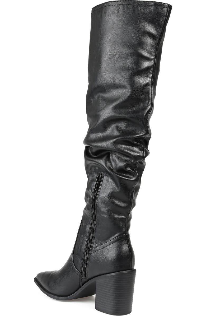 Journee Collection Pia Tall Ruched Shaft Boot - Extra Wide Calf, Alternate, color,