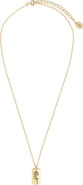 Sterling Forever Birth Flower Pendant Necklace