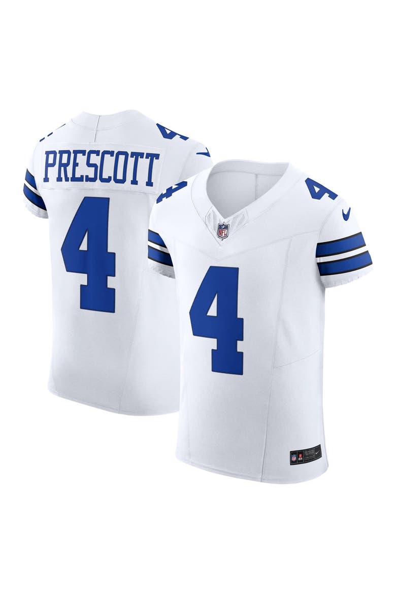 Men's Nike Dak Prescott White Dallas Cowboys Vapor F.U.S.E. Elite Jersey, Main, color, White