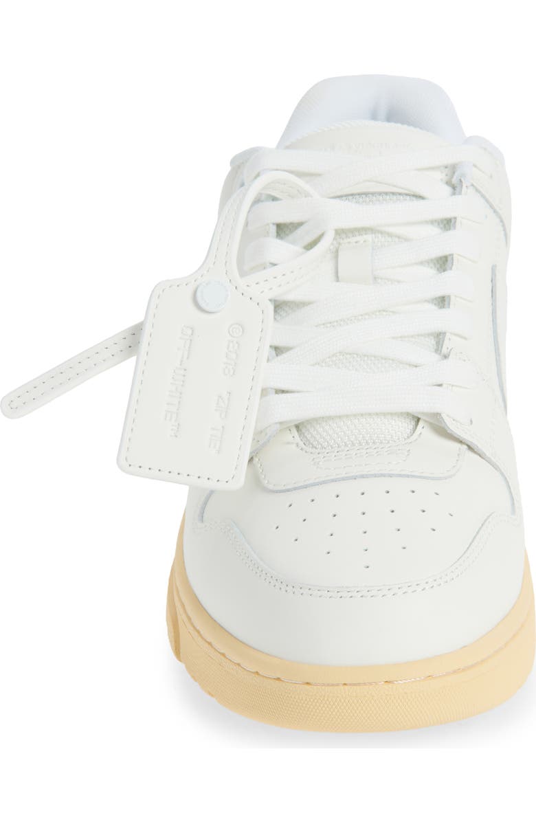 Off-White Out Of Office Calf Leather Sneaker, Alternate, color, White