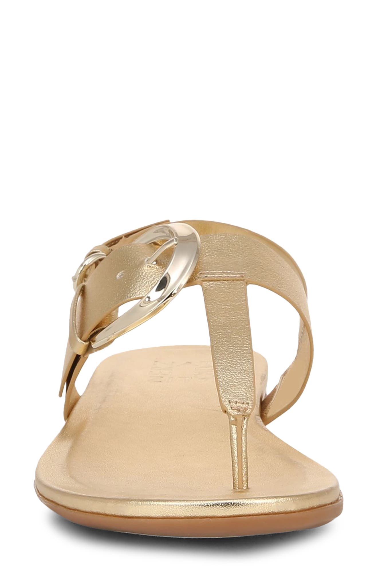 Naturalizer Taylor Slingback Flip Flop, Alternate, color, Dark Gold