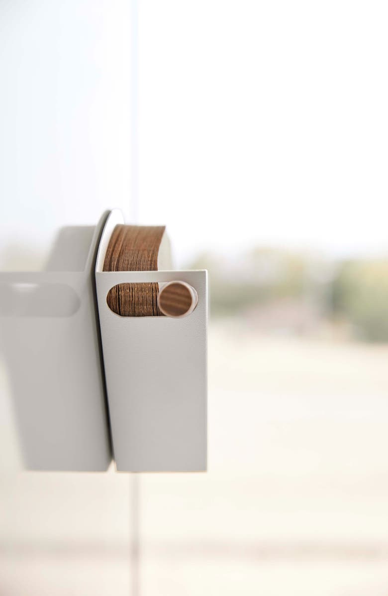 Yamazaki Magnetic Coffee Filter Case, Alternate, color, White