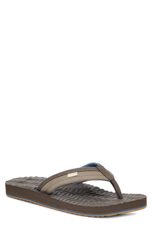Sanuk Ziggy Plush Flip Flop In Multi
