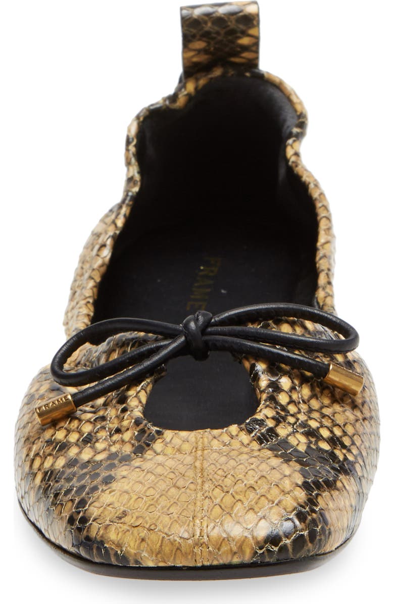 FRAME Le Sunset Square Toe Ballet Flat, Alternate, color,