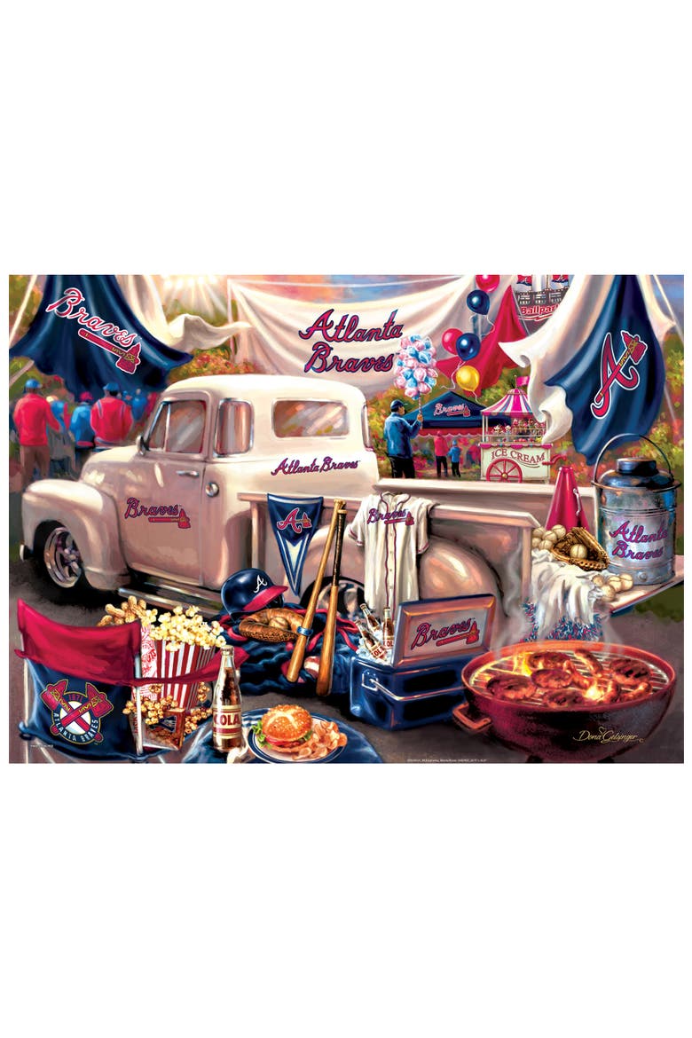 Atlanta Braves Gameday 1000 Piece Puzzle, Alternate, color, Multicolor