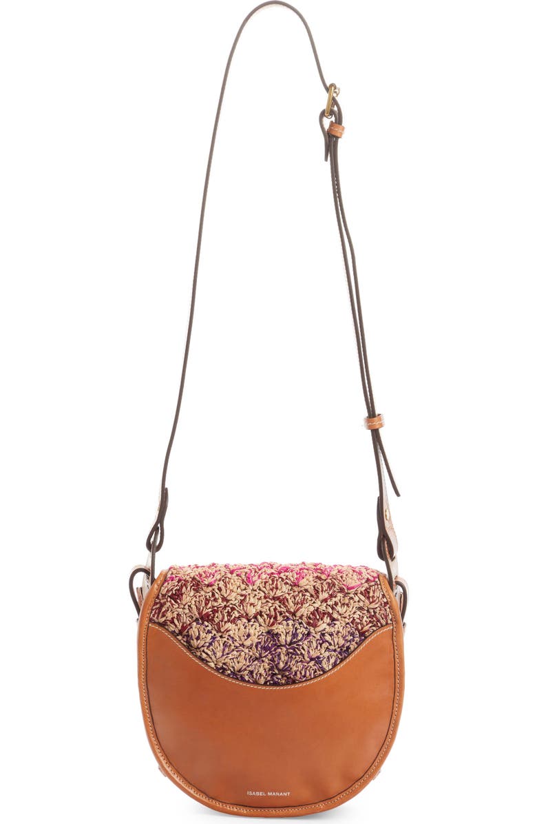 Isabel Marant Botsy Crochet Saddle Bag, Alternate, color,