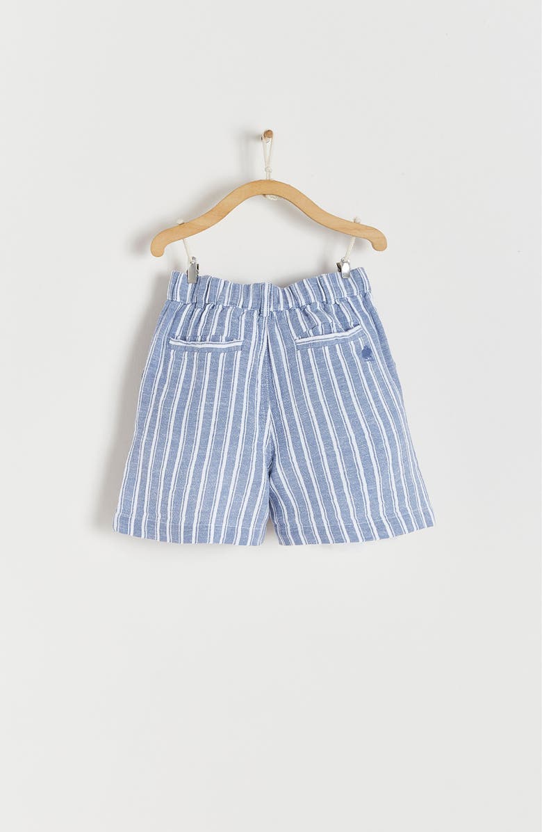 Babycottons Premium Cotton Rani Bermuda for Toddler, Alternate, color, Blue