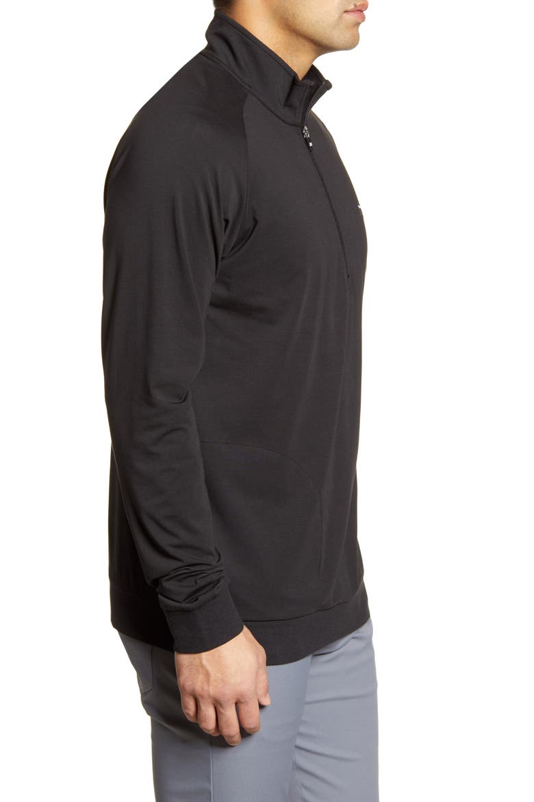 Travis Mathew Zachary Half Zip Pullover, Alternate, color, BLACK