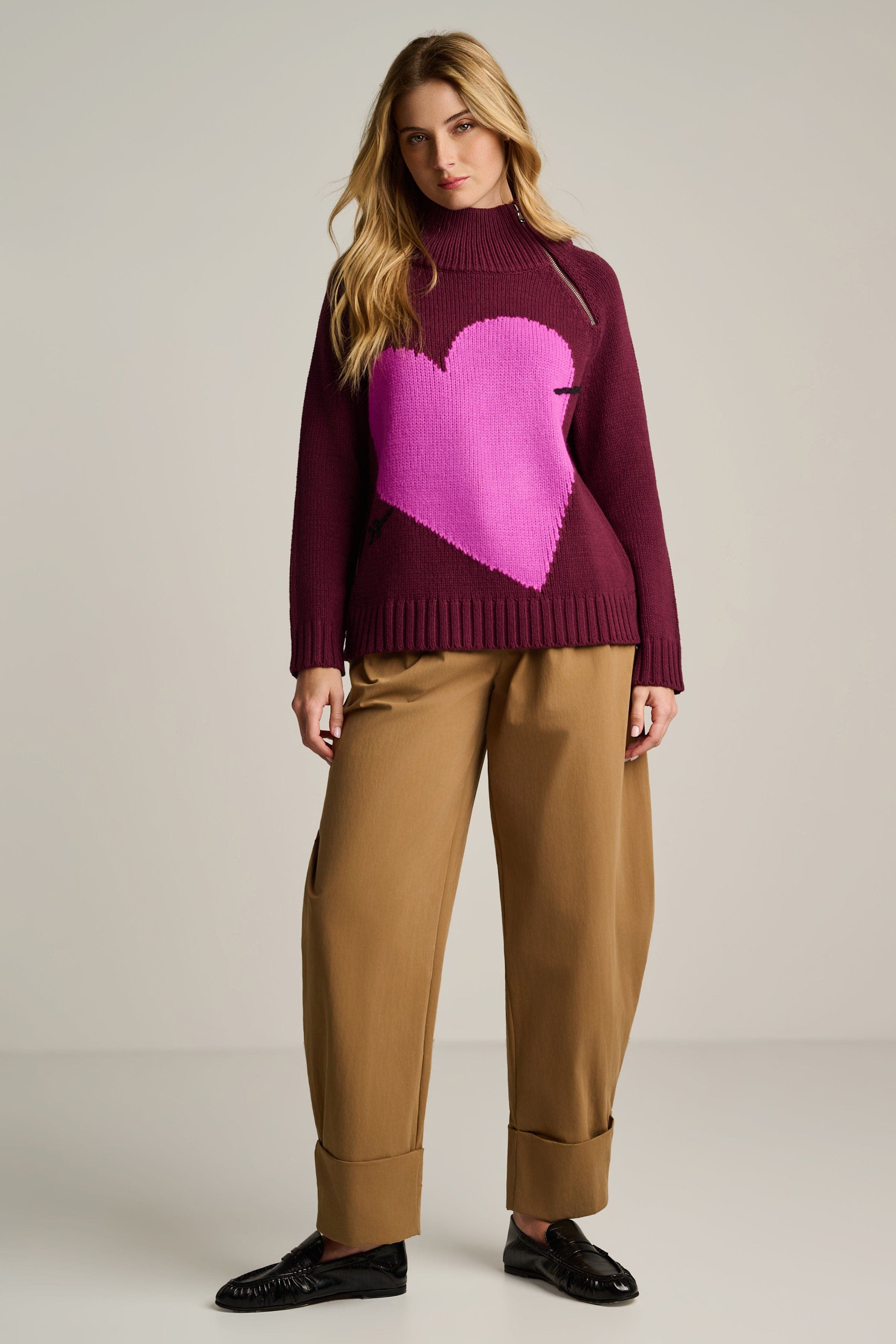 Lisa Todd Take Aim Heart Sweater (Women) | Nordstrom