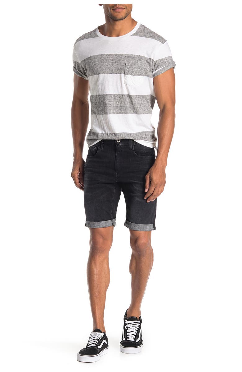 G-Star RAW Elto Slim Cuffed Denim Shorts, Alternate, color, 